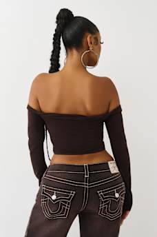 OFF-THE-SHOULDER TWIST TOP, image 5