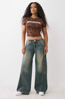 JESSIE TWISTED SEAM SUPER T SUPER BAGGY JEAN, image 2