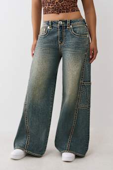 JESSIE TWISTED SEAM SUPER T SUPER BAGGY JEAN, image 3