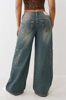 JESSIE TWISTED SEAM SUPER T SUPER BAGGY JEAN, image 4