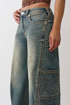 JESSIE TWISTED SEAM SUPER T SUPER BAGGY JEAN, image 5