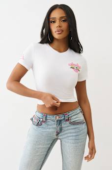 TRUE RELIGION X VON DUTCH LOGO BABY TEE, image 4
