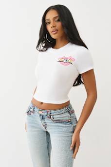 TRUE RELIGION X VON DUTCH LOGO BABY TEE, image 6