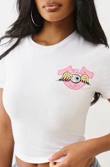 TRUE RELIGION X VON DUTCH LOGO BABY TEE, image 8