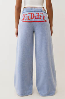 TRUE RELIGION X VON DUTCH WASHED BAGGY SWEATPANT, image 2
