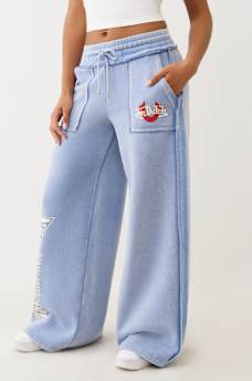 TRUE RELIGION X VON DUTCH WASHED BAGGY SWEATPANT, image 5