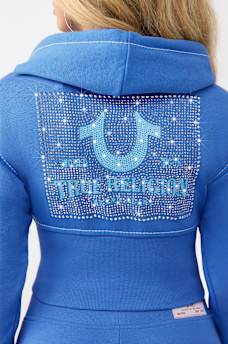 SUDADERA CON CAPUCHA Y CIERRE DE PRETINA ALTA BIG T, image 2
