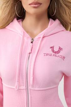 SUDADERA CON CAPUCHA Y CIERRE DE PRETINA ALTA BIG T, image 5