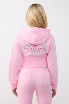 SUDADERA CON CAPUCHA Y CIERRE DE PRETINA ALTA BIG T, image 6