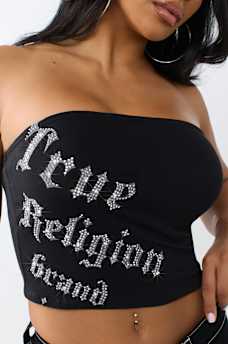 CRYSTAL LOGO TUBE TOP