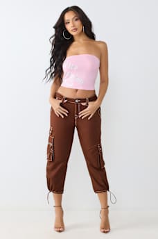 CRYSTAL LOGO TUBE TOP