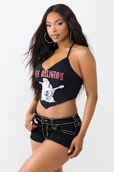 BUDDHA SWEETHEART TIE TOP