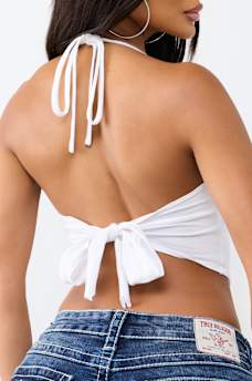 BUDDHA SWEETHEART TIE TOP