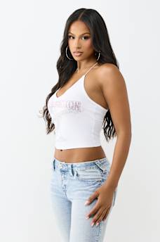 CRYSTAL RIBBED CAMI TOP, image 4