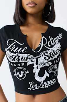CAMISETA ACANALADA CL&Aacute;SICA CON HENDIDURA