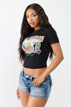 CRYSTAL BABY TEE