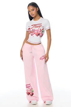CRYSTAL CHERRY BABY TEE