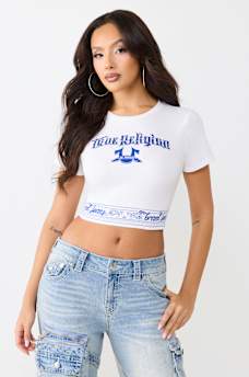 CRYSTAL BANDEAU TEE