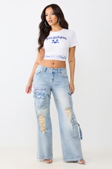 CRYSTAL BANDEAU TEE
