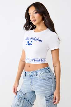 CRYSTAL BANDEAU TEE