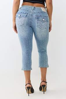 JENNIE MID RISE FLAP CURVY CAPRI