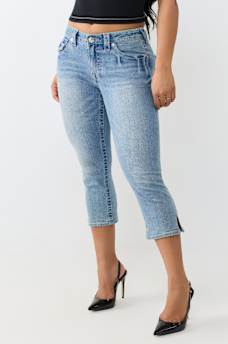 JENNIE MID RISE FLAP CURVY CAPRI