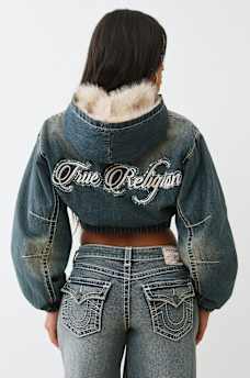 CHAQUETA DE MEZCLILLA Y PIEL SINT&Eacute;TICA CON AJUSTE RELAJADO BIG T, image 6