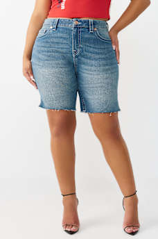 PLUS MIYA MID RISE BERMUDA SHORT, image 1