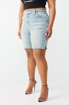 PLUS MIYA MID RISE BIG T BERMUDA SHORT