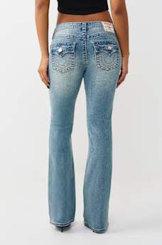 BECCA MID RISE RIGID FRONT FLAP BOOTCUT JEAN, image 4