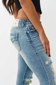 BECCA MID RISE RIGID FRONT FLAP BOOTCUT JEAN, image 7