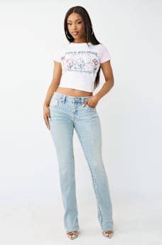 BILLIE MID RISE BIG T STRAIGHT JEAN, image 3