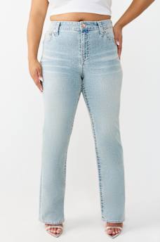 PLUS BILLIE MID RISE BIG T STRAIGHT JEAN, image 1