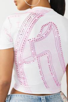 CRYSTAL BABY TEE, image 2