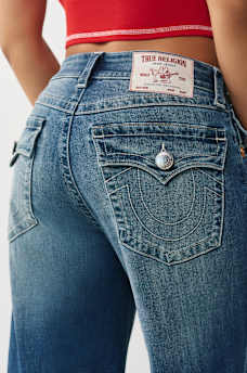 BAILEY MID RISE FLAP BARREL JEAN, image 6