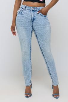 JENNIE MID RISE SUPER T CURVY SKINNY JEAN