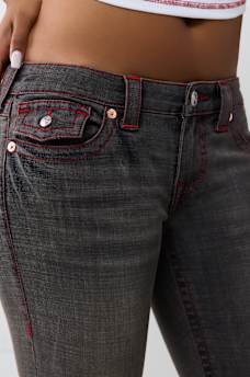 JOEY LOW RISE RELEASED HEM FLAP FLARE JEAN 