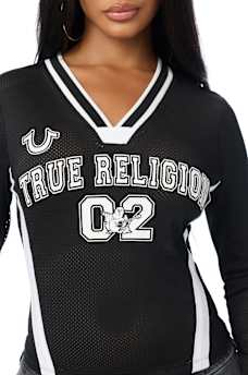 MESH SPORTY LONG SLEEVE TOP