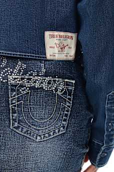 RELAXED SHORT DENIM SHIRT