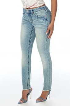 JENNIE MID RISE BIG T CURVY SKINNY JEAN