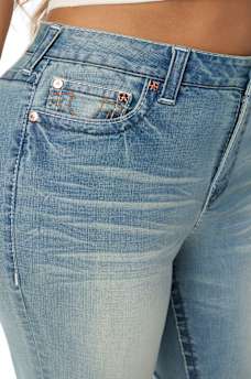 PLUS JENNIE MID RISE BIG T CURVY SKINNY JEAN