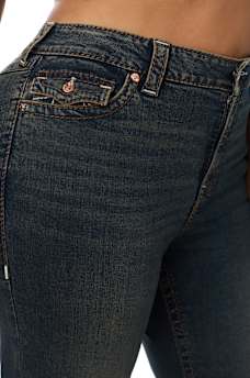 PLUS BILLIE MID RISE BIG T FLAP STRAIGHT JEAN