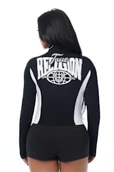 COLORBLOCK BABY TERRY ZIP UP