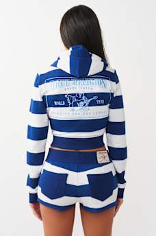 RUGBY SPORTY V-NOTCH HOODIE