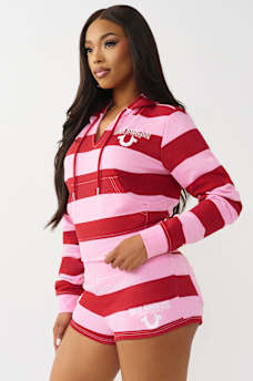 RUGBY SPORTY V-NOTCH HOODIE, image 4