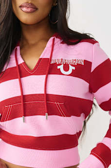 RUGBY SPORTY V-NOTCH HOODIE, image 5