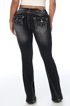 JOEY LOW RISE WESTERN YOKE FLAP FLARE JEAN