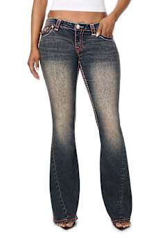 JOEY LOW RISE SUPER T FLAP FLARE JEAN