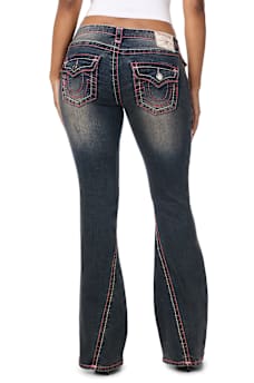 JOEY LOW RISE SUPER T FLAP FLARE JEAN