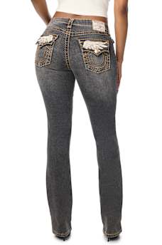 BILLIE MID RISE SUPER T WING FLAP STRAIGHT JEAN